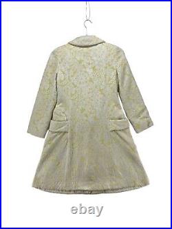 1960s Elinor Simmons for Malcolm Starr Dress & Coat Matching Set Size 10 Brocade