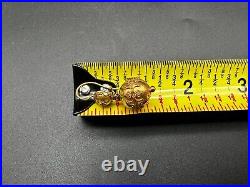 Antique Morning Pin and matching Earrings 15.6 Grams