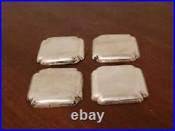 CARTIER VINTAGE STERLING SILVER ASHTRAYS & MATCH BOXES 8 PC SET WithBOX