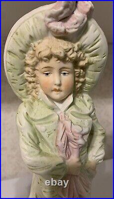 Free Shipping Excellent Rare Numbered Matching Vintage 19th Century Figurines