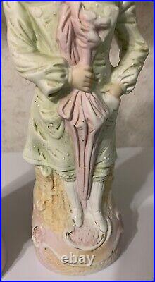 Free Shipping Excellent Rare Numbered Matching Vintage 19th Century Figurines