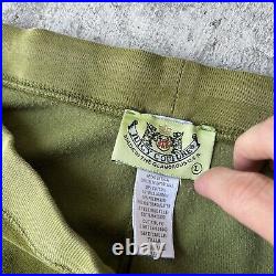 Juicy Couture L Green Velour Bling Matching Tracksuit Set VTG Y2K Sexy Flared