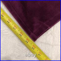 Juicy Couture Matching Tracksuit Set Large XL Jacket Pants Purple Vintage Velour