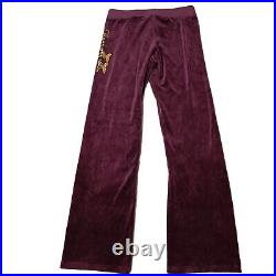Juicy Couture Matching Tracksuit Set Small Jacket Pants Butterfly Velour Vintage
