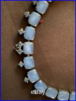 Lovely vintage moonstone necklace with matching earrings A unique set