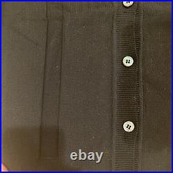 NWOT Vintage Salvatore Ferragamo Women's Black Cardigan & Matching Shirt Set L