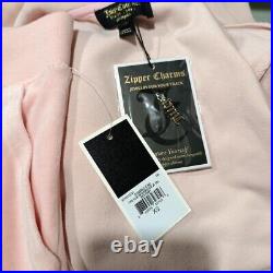 NWT Juicy Couture TrackSuit Matching Set Baby Pink Jacket Pants XS Vintage Rare