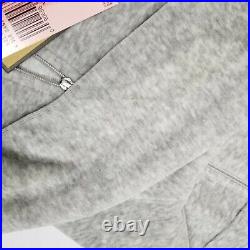 NWT Vintage Y2k Juicy Couture TrackSuit Matching Set Grey Medium XL Jacket Pants
