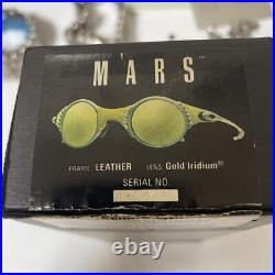 Oakley Mars Leather Jordan Sunglasses X-metal Matching Set Vintage Gold Iridium