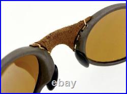 Oakley Mars Leather Jordan Sunglasses X-metal Matching Set Vintage Gold Iridium
