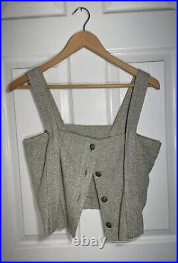 Rare Vintage DIOR Women's Sweater Vest Twin-Set With Matching Tank Top