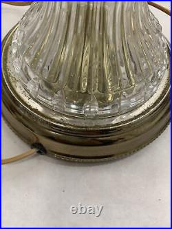 Set of 2 Matching Vintage 18 Crystal Lamp TRITSCHLER WINTERHALDER Metal Base