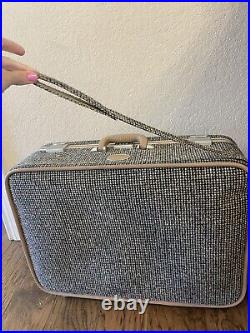 Skyway Vintage Tweed Luggage With Wheels Matching Set (2 pcs)