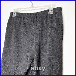 St. John Santana Knit Matching Set Pants & Tank Top Vintage Gray Small