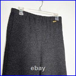 St. John Santana Knit Matching Set Pants & Tank Top Vintage Gray Small