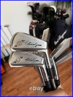 VINTAGE Ben Hogan 1965 PC-5 Iron Set 2-E with Matching Serial Numbers RARE