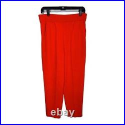 VTG 1980's Red Wayne St John Knit Open Jacket Sz Md & Matching Knit pants Sz 10