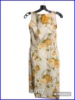 Vintage 1950s Matching Set 2pc Floral Dress and Jacket