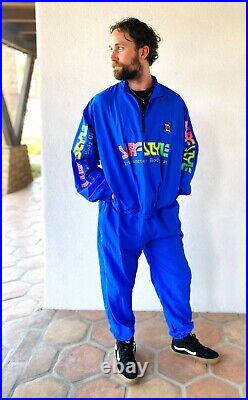 Vintage 1990s SurfStyle Matching Set- Windbreaker and Pants