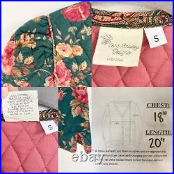 Vintage 80s Vera Bradley Greenbriar Jacket Skirt Purse and Belt Set Size Small