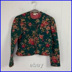 Vintage 80s Vera Bradley Greenbriar Jacket Skirt Purse and Belt Set Size Small