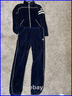Vintage Fila Tracksuit Matching Jacket +Pants SET Made In Italy RARE USA Size 36