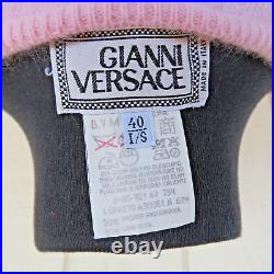 Vintage Gianni Versace Knit Twin Sweater Set Cardigan Top Shirt Tunic Sz 40 S M
