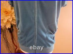 Vintage JUICY COUTURE Velour Matching Set BLUE Tracksuit top XL, Pants L