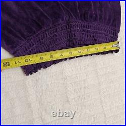 Vintage Juicy Couture Matching Tracksuit Set Large M Jacket Pants Purple Velour