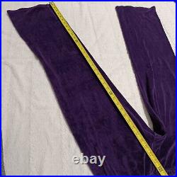 Vintage Juicy Couture Matching Tracksuit Set Large M Jacket Pants Purple Velour