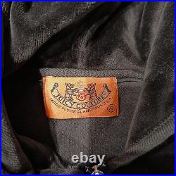 Vintage Juicy Couture Matching Tracksuit Set Small Jacket Pants Flared Brown Y2k