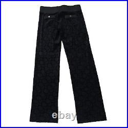 Vintage Juicy Couture Matching Tracksuit Set Small Medium Jacket Pants Black