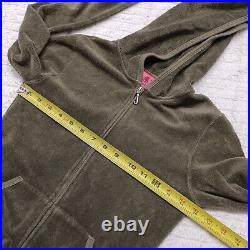 Vintage Juicy Couture Tracksuit Matching Set Green XS P Jacket Pants Terry Y2k