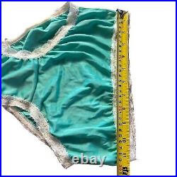 Vintage Lot Luxer Dame Panties Size 6 Satin Lace Nylon Gusset Matching Set