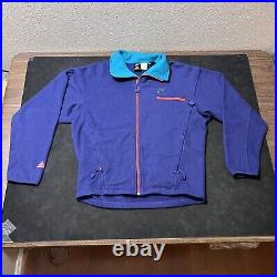 Vintage Nike ACG Set Fleece Jacket Sweat Pants 90s Purple Matching Joggers Mens