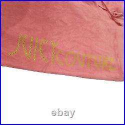 Vintage Pink Juicy Couture Matching Tracksuit Set Medium Jacket Pants Bling Logo