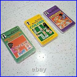Vintage Preschool Matching Flash Cards Opposites Colors Rainbow Works Set of 3