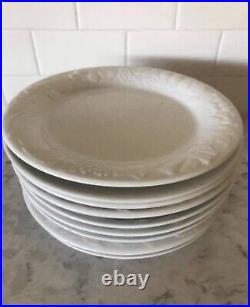Vintage RARE Gibson Fruit style white plates, bowls, and mugs Matching Set