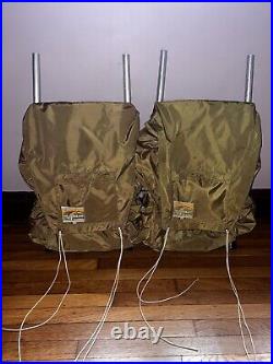 Vintage Set Of 2 Matching Kilimanjaro Aluminum Frame Large Hiking Camping Bags