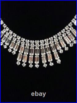 Vintage Signed Kramer Of New York Set Matching Necklace, Earrings And Bracelet