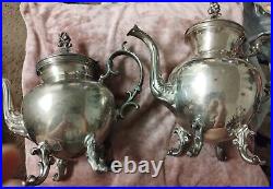 Vintage Silver Matching Set of Two, 1 Coffee Pot and 1 Tea Pot, beautiful set