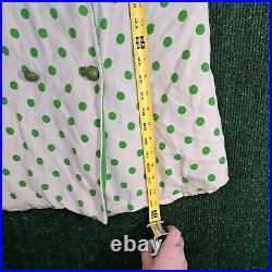 Vtg 60s MOD Mini Dress SET 2 PCs Matching Polka Dot Coat GO GO DANCER 571-23