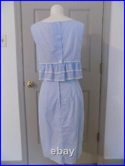 Vtg 60s Womens Matching 7 Piece Skirt Set with Shorts Pants & Hat by Sears SIZE SM