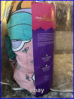 Vtg 90s Disney Jasmine Comforter NEW Sealed! RARE w 2 Curtain Sets & Valance NEW