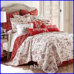 - Yuletide Quilt Set Twin/Twin XL Holiday Quilt 68X86 + One Standard Pillow Sh